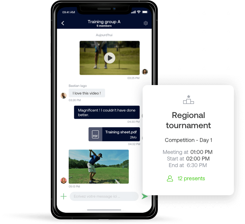 De SportEasy golf app